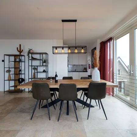 Luxury With Sea View In A On The Boulevard Of Egmond Apartment *